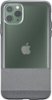 Platinum™ - Hard Shell Case for Apple® iPhone® 11 Pro Max - Charcoal With Clear Accents-Front_Standard