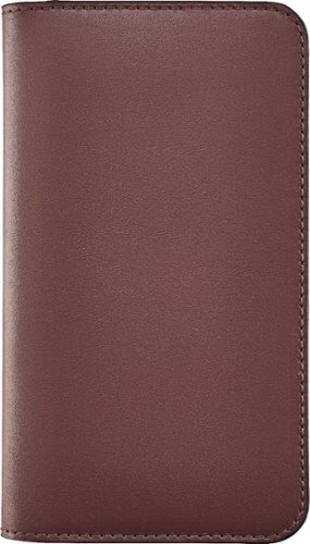 Platinum™ - Leather Folio Case for Apple® iPhone® 11 - Bourbon-Front_Standard 