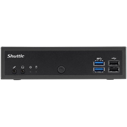 Shuttle - XPC slim Gaming Desktop - Intel Core i5-7200U - NVIDIA GeForce GTX 1050 - Black