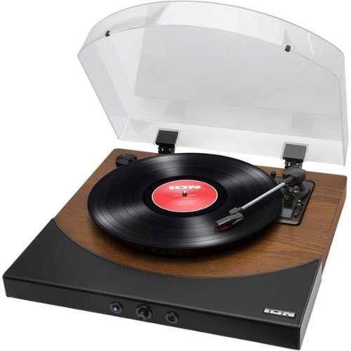 ION Audio - PREMIER LP Bluetooth Stereo Turntable - Wood-Front_Standard 