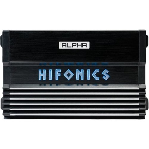 Image of Hifonics - ALPHA 1000W Class D Bridgeable 2-Channel Amplifier with Variable Crossovers - Black