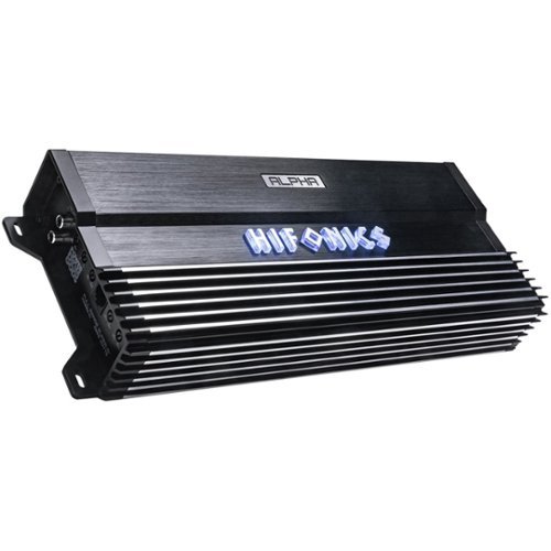 Hifonics ALPHA 2000W Class D Digital Mono Amplifier with Variable Low-Pass Crossover - Black WORLDWIDE DELIVERY