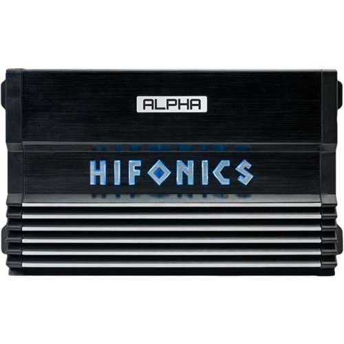 Hifonics - ALPHA 1200W Class D Bridgeable Multichannel Amplifier with Variable Crossovers - Black