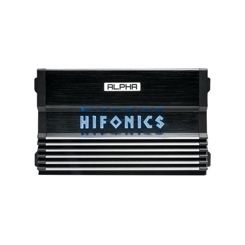 Hifonics - ALPHA 1200W Class D Digital Mono Amplifier with Variable Low-Pass Crossover - Black