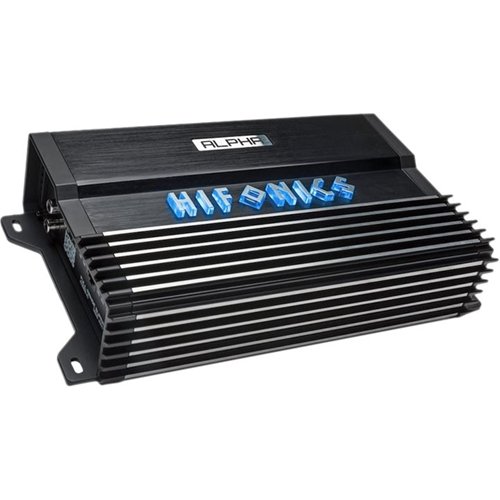 Hifonics ALPHA 1200W Class D Digital Mono Amplifier with Variable Low-Pass Crossover - Black WORLDWIDE DELIVERY