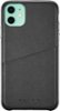 Platinum™ - Leather Wallet Case for Apple® iPhone® 11 - Black-Front_Standard