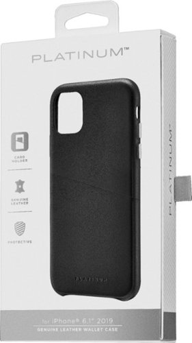 Platinum™ Leather Wallet Case for Apple iPhone 11 - Black WHERE TO BUY
