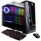 CyberPowerPC - Gaming Desktop - Intel Core i7-9700K - 32GB Memory - NVIDIA GeForce RTX 2060 Super - 1TB Solid State Drive - Black-Front_Standard