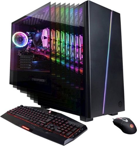CyberPowerPC - Gamer Master Gaming Desktop - AMD Ryzen 7 3700X - 16GB Memory - NVIDIA GeForce RTX 2060 Super - 2TB HDD + 240GB SSD - Black