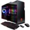 CyberPowerPC - Gaming Desktop - AMD Ryzen 9 3900X - 16GB Memory - NVIDIA GeForce RTX 2080 Ti - 2TB Hard Drive + 1TB Solid State Drive - Black-Front_Standard