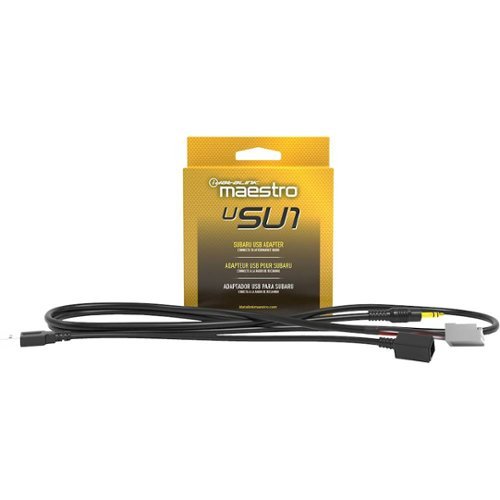 Maestro Factory USB to Male USB Adapter for Select Subaru Vehicles - Black WORLDWIDE DELIVERY