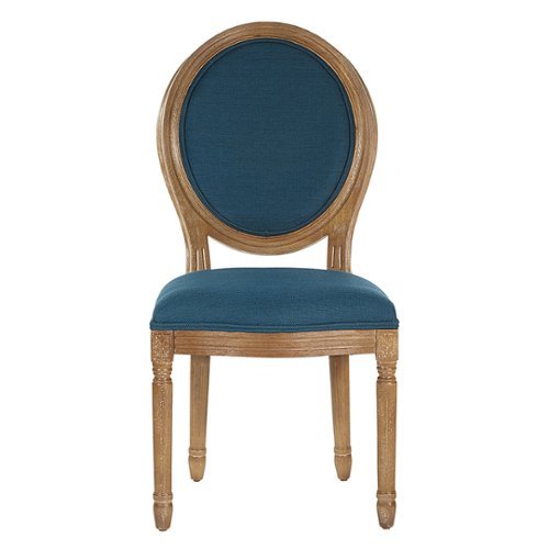 OSP Home Furnishings - Lillian Oval Back Chair - Klein Azure