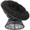 OSP Home Furnishings - Papasan Chair - Black-Front_Standard