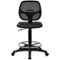 WorkSmart - DC Series Vinyl Drafting Chair - Black-Front_Standard