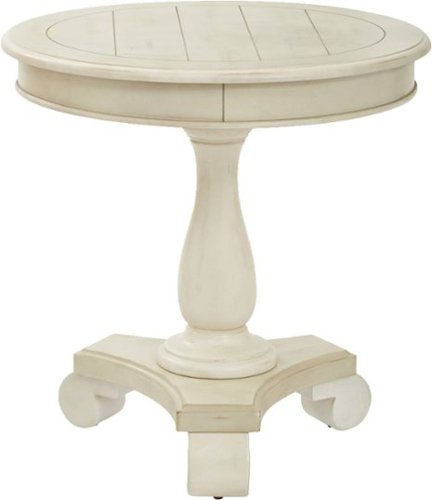 INSPIRED by Bassett - Avalon Accent Round Traditional Veneer Table