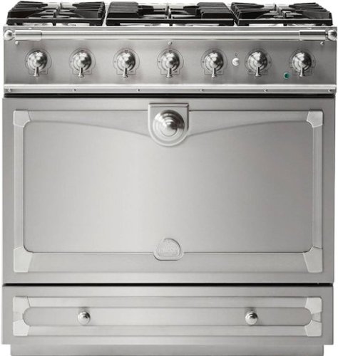 La Cornue - 3.8 Cu. Ft. Freestanding Dual Fuel Convection Range - Stainless steel with stainless steel trim