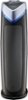 GermGuardian - 22" Air Purifier Tower with True HEPA Pure Filter & UV-C for 743 Sq Ft Rooms - Black/Silver-Front_Standard 
