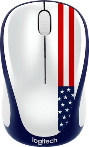 Logitech - M317 Wireless Optical Mouse - American Flag-Front_Standard 