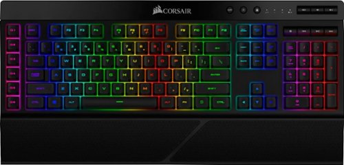  CORSAIR - Gaming K57 RGB Bluetooth Keyboard with RGB Back Lighting - Black