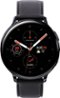 Samsung - Galaxy Watch Active2 Smartwatch 44mm Stainless Steel LTE (Unlocked) - Black-Front_Standard 
