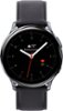 Samsung - Galaxy Watch Active2 Smartwatch 40mm Stainless Steel LTE (Unlocked) - Silver-Front_Standard