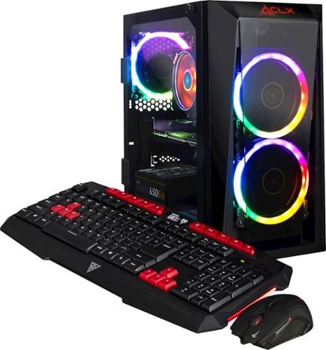 CLX - SET Gaming Desktop - AMD Ryzen 7 3700X - 16GB Memory - NVIDIA GeForce GTX 1660 Ti - 960GB Solid State Drive - Black/RGB-Angle_Standard 