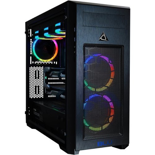  CybertronPC - BLU-Print Desktop - AMD Ryzen ThreadRipper 2950X - 64GB Memory - 6TB Hard Drive + 960GB Solid State Drive - Black/RGB