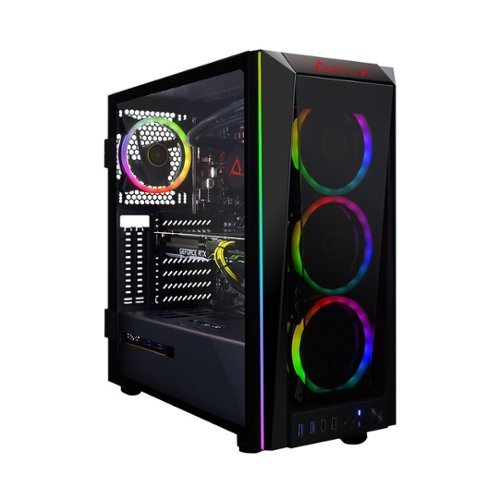 CLX - SET Gaming Desktop - AMD Ryzen 7 3800X - 32GB Memory - NVIDIA GeForce RTX 2070 - 4TB Hard Drive + 960GB SSD - Black/RGB-Front_Standard 