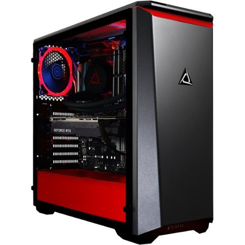 CLX - SET Gaming Desktop - AMD Ryzen 9 3900X - 32GB Memory - NVIDIA GeForce RTX 2080 - 3TB Hard Drive + 480GB SSD - Black/Red-Front_Standard 