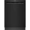 Bosch - 800 Series 24" Front Control Built-In Dishwasher with CrystalDry, Stainless Steel Tub, 3rd Rack, 42 dBa - Black-Front_Standard