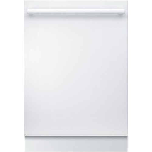 Bosch - 800 Series 24" Top Control Built-In Dishwasher with CrystalDry, Stainless Steel Tub, 3rd Rack, 42 dBa - White