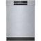 Bosch - 800 Series 24" Top Control Smart Built-In Tub Dishwasher with 3rd Rack and CrystalDry, 42 dBa - Stainless Steel-Front_Standard