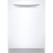 Bosch - 500 Series 24" Top Control Built-In Stainless Steel Tub Dishwasher with 3rd Rack and PrecisionWash, 44 dBa - White-Front_Standard