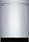 Bosch - 500 Series 24" Top Control Built-In Tub Dishwasher with 3rd Rack and AutoAir, 44 dBa - Stainless Steel-Front_Standard