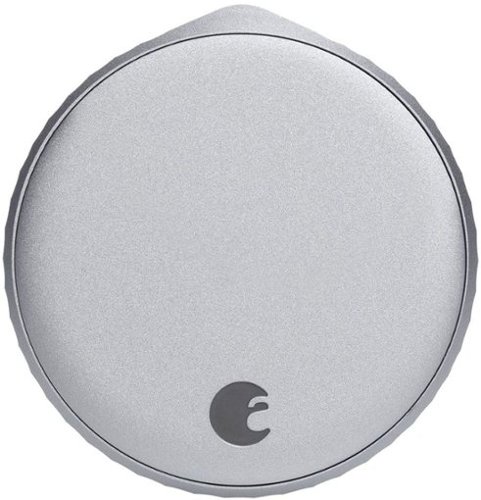 August Smart Lock Wi-Fi Replacement Deadbolt with App Access - Silver GLOBAL SHIPPING