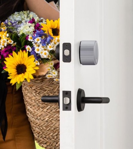 August Smart Lock Wi-Fi Replacement Deadbolt with App Access - Silver SHOP ONLINE