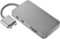 Platinum™ - Dual USB-C-to-8-Port Hub for Select Apple MacBook Laptops - Space Gray-Front_Standard