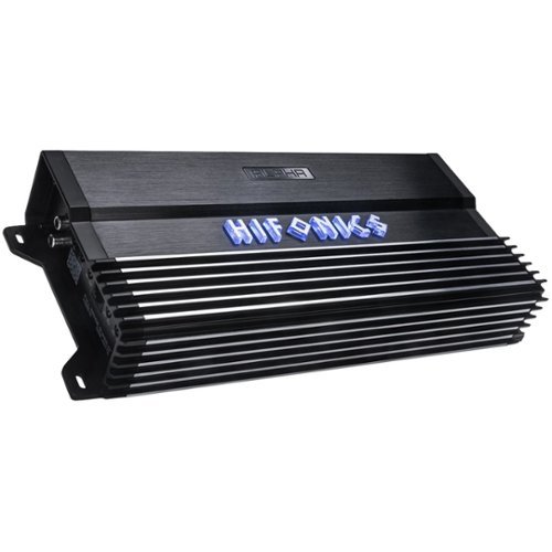 Hifonics ALPHA 1500W Class D Digital Mono Amplifier with Variable Low-Pass Crossover - Silver/Black WORLDWIDE DELIVERY
