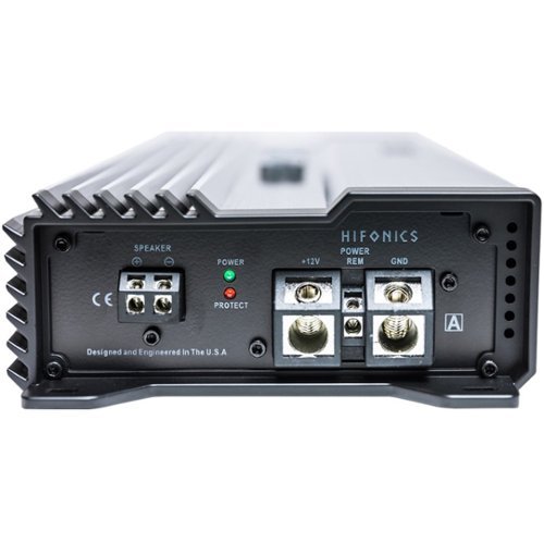 Hifonics ALPHA 3000W Class D Digital Mono Amplifier with Variable Low-Pass Crossover - Silver/Black GLOBAL SHIPPING