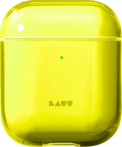 LAUT - CRYSTAL-X Case for Apple AirPods - Acid Yellow