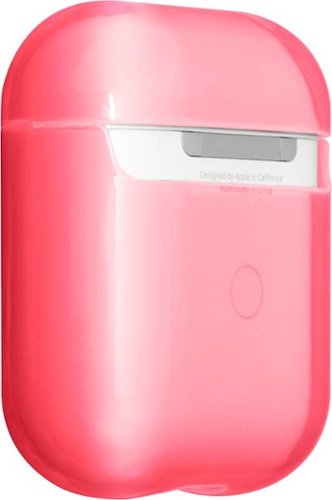 LAUT CRYSTAL-X Case for Apple AirPods - Electric Coral WORLDWIDE DELIVERY