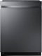 Samsung - StormWash 24" Top Control Built-In Dishwasher with AutoRelease Dry, 3rd Rack, 42 dBA - Black Stainless Steel-Front_Standard 