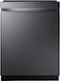 Samsung - StormWash 24" Top Control Built-In Dishwasher with AutoRelease Dry, 3rd Rack, 42 dBA - Black Stainless Steel-Front_Standard