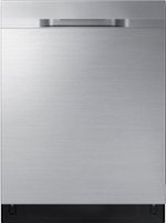 Samsung - StormWash™ 24" Top Control Built-In Dishwasher with AutoRelease Dry, 3rd Rack, 48 dBA - Stainless steel - Front_Standard