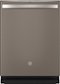 GE - Top Control Built-In Dishwasher with Stainless Steel Tub, 48 dBA - Slate-Front_Standard 