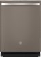 GE - Top Control Built-In Dishwasher with Stainless Steel Tub, 48 dBA - Slate-Front_Standard