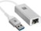 Platinum™ - USB 3.0-to-Gigabit Ethernet Adapter - Gray-Front_Standard