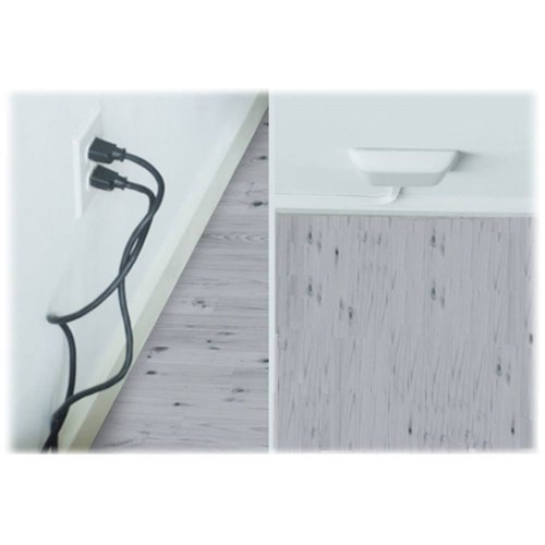 Sleek Socket 8' 3-Outlet Extension Power Cord with Wall Outlet Cover - White WHERE TO BUY