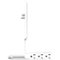 Sleek Socket - 3' 3-Outlet Extension Power Cord with Wall Outlet Cover - White-Front_Standard