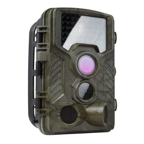 Rexing - H1 HD 16MP Trail Camera Day & Night Ultra Fast Motion Detection - Green